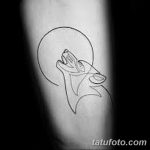Фото тату контур от 01.09.2018 №077 - Photo tattoo outline - tatufoto.com
