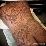 Фото тату контур от 01.09.2018 №080 - Photo tattoo outline - tatufoto.com