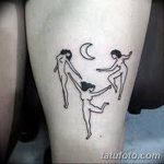 Фото тату контур от 01.09.2018 №088 - Photo tattoo outline - tatufoto.com