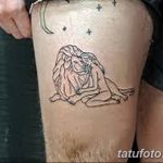 Фото тату контур от 01.09.2018 №091 - Photo tattoo outline - tatufoto.com