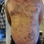 Фото тату контур от 01.09.2018 №104 - Photo tattoo outline - tatufoto.com