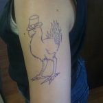 Фото тату контур от 01.09.2018 №109 - Photo tattoo outline - tatufoto.com