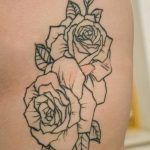 Фото тату контур от 01.09.2018 №154 - Photo tattoo outline - tatufoto.com