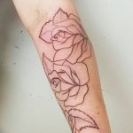 Фото тату контур от 01.09.2018 №156 - Photo tattoo outline - tatufoto.com