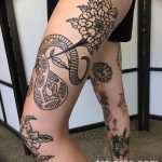 Фото тату контур от 01.09.2018 №180 - Photo tattoo outline - tatufoto.com