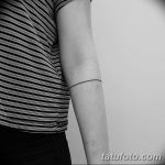 Фото тату линии от 17.09.2018 №108 - line tattoos - tatufoto.com