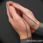 Фото тату линии от 17.09.2018 №191 - line tattoos - tatufoto.com