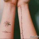 Фото тату линии от 17.09.2018 №261 - line tattoos - tatufoto.com