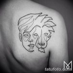 Фото тату линии от 17.09.2018 №279 - line tattoos - tatufoto.com
