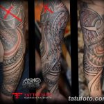 Фото тату полинезия от 24.09.2018 №001 - Polynesia tattoo - tatufoto.com