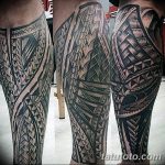 Фото тату полинезия от 24.09.2018 №012 - Polynesia tattoo - tatufoto.com