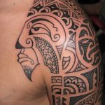 Фото тату полинезия от 24.09.2018 №037 - Polynesia tattoo - tatufoto.com
