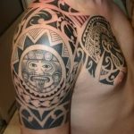 Фото тату полинезия от 24.09.2018 №038 - Polynesia tattoo - tatufoto.com