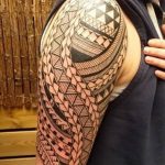Фото тату полинезия от 24.09.2018 №052 - Polynesia tattoo - tatufoto.com