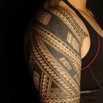 Фото тату полинезия от 24.09.2018 №071 - Polynesia tattoo - tatufoto.com