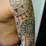 Фото тату полинезия от 24.09.2018 №088 - Polynesia tattoo - tatufoto.com