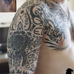 Фото тату полинезия от 24.09.2018 №142 - Polynesia tattoo - tatufoto.com