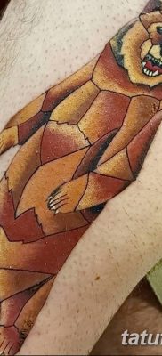 Фото тату с медведем от 12.09.2018 №121 — tattoo with a bear — tatufoto.com