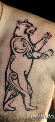 Фото тату с медведем от 12.09.2018 №123 — tattoo with a bear — tatufoto.com