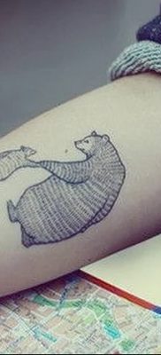 Фото тату с медведем от 12.09.2018 №130 — tattoo with a bear — tatufoto.com