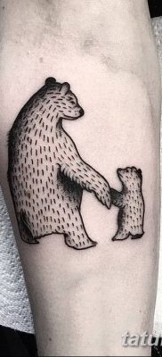 Фото тату с медведем от 12.09.2018 №132 — tattoo with a bear — tatufoto.com