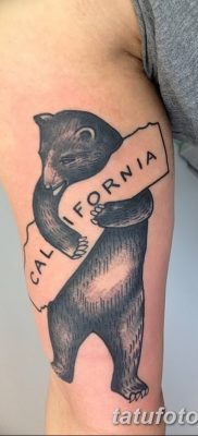 Фото тату с медведем от 12.09.2018 №133 — tattoo with a bear — tatufoto.com