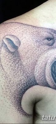 Фото тату с медведем от 12.09.2018 №134 — tattoo with a bear — tatufoto.com