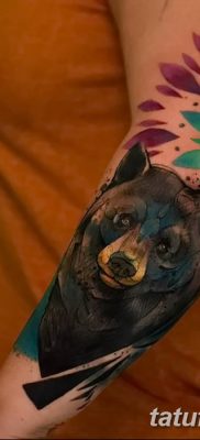 Фото тату с медведем от 12.09.2018 №136 — tattoo with a bear — tatufoto.com