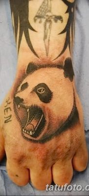 Фото тату с медведем от 12.09.2018 №137 — tattoo with a bear — tatufoto.com