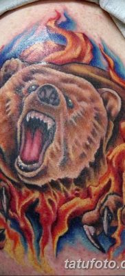 Фото тату с медведем от 12.09.2018 №138 — tattoo with a bear — tatufoto.com