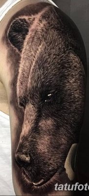 Фото тату с медведем от 12.09.2018 №139 — tattoo with a bear — tatufoto.com