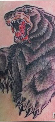 Фото тату с медведем от 12.09.2018 №140 — tattoo with a bear — tatufoto.com