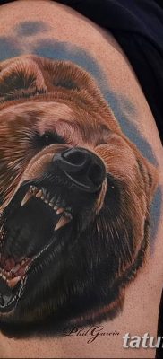 Фото тату с медведем от 12.09.2018 №147 — tattoo with a bear — tatufoto.com