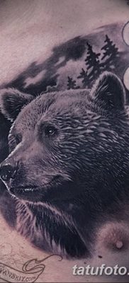 Фото тату с медведем от 12.09.2018 №151 — tattoo with a bear — tatufoto.com