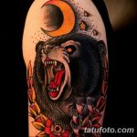 Фото тату с медведем от 12.09.2018 №155 - tattoo with a bear - tatufoto.com