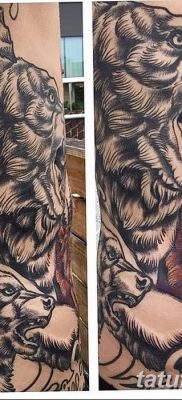 Фото тату с медведем от 12.09.2018 №177 — tattoo with a bear — tatufoto.com