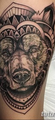 Фото тату с медведем от 12.09.2018 №178 — tattoo with a bear — tatufoto.com