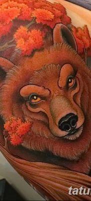 Фото тату с медведем от 12.09.2018 №179 — tattoo with a bear — tatufoto.com
