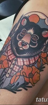traditional polar bear tattoo 75 best Bear tattoos images on Pin