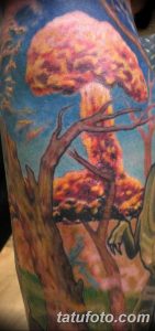 Фото тату ядерный взрыв (гриб) от 01.09.2018 №002 tattoo nuclear explosion - tatufoto.com