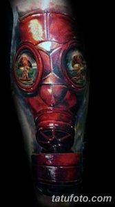 Фото тату ядерный взрыв (гриб) от 01.09.2018 №004 tattoo nuclear explosion - tatufoto.com