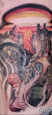 Фото тату ядерный взрыв (гриб) от 01.09.2018 №006 tattoo nuclear explosion — tatufoto.com