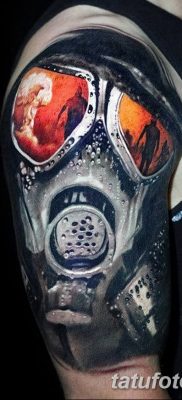 Фото тату ядерный взрыв (гриб) от 01.09.2018 №025 tattoo nuclear explosion — tatufoto.com