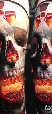 Фото тату ядерный взрыв (гриб) от 01.09.2018 №034 tattoo nuclear explosion — tatufoto.com