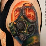 Фото тату ядерный взрыв (гриб) от 01.09.2018 №043 tattoo nuclear explosion - tatufoto.com