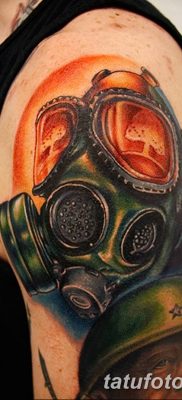 Фото тату ядерный взрыв (гриб) от 01.09.2018 №043 tattoo nuclear explosion — tatufoto.com