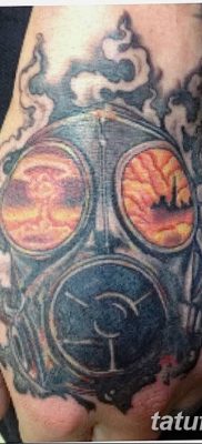 Фото тату ядерный взрыв (гриб) от 01.09.2018 №044 tattoo nuclear explosion — tatufoto.com