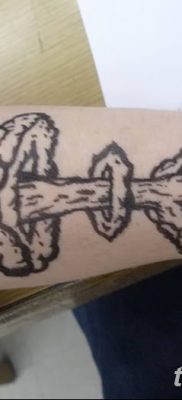 Фото тату ядерный взрыв (гриб) от 01.09.2018 №051 tattoo nuclear explosion — tatufoto.com