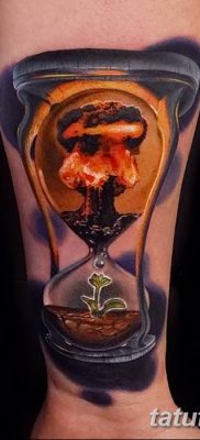 Фото тату ядерный взрыв (гриб) от 01.09.2018 №052 tattoo nuclear explosion — tatufoto.com