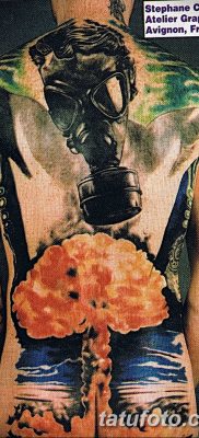 Фото тату ядерный взрыв (гриб) от 01.09.2018 №060 tattoo nuclear explosion — tatufoto.com